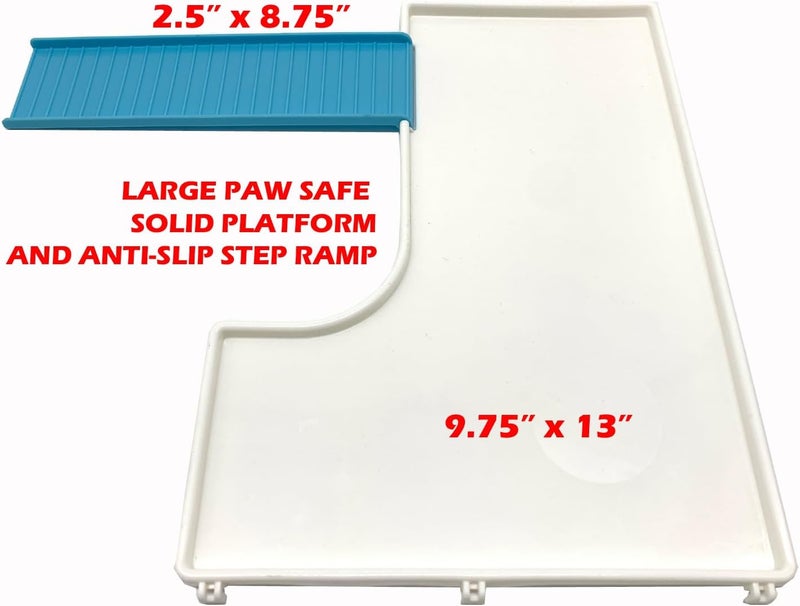 Mcage Extra Large High Tower Multi-Tiers Easy Setup Hamster Palace Gerbil Habitat Mouse House Mice Critters Home Cage with Complete Set of Accessories Expandable and Customizable Deep Tubby Base - Image 3